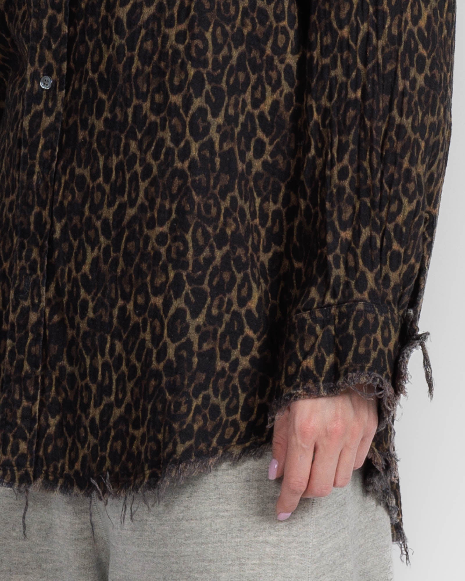 Reversible Shredded Seam Shirt