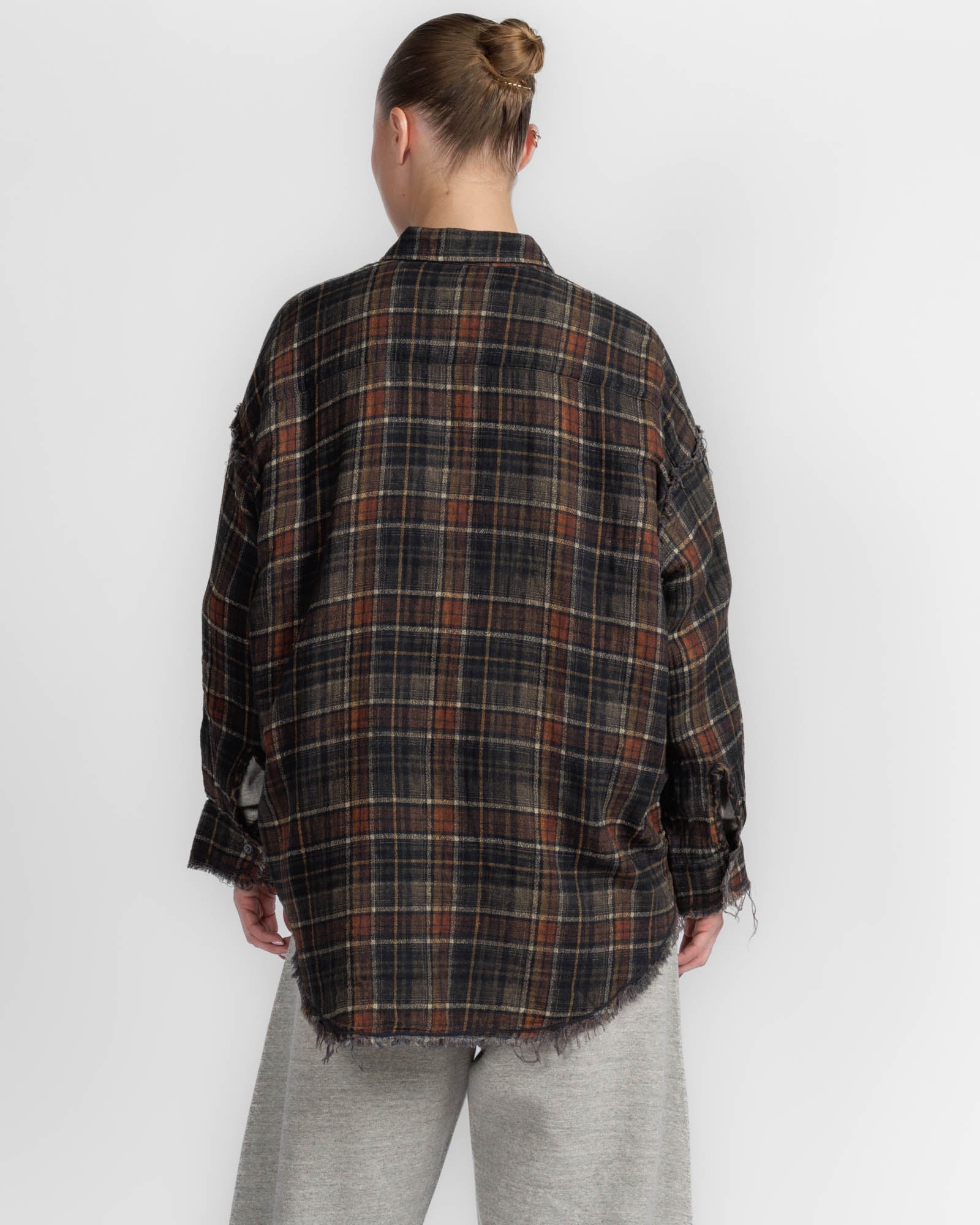 Reversible Shredded Seam Shirt