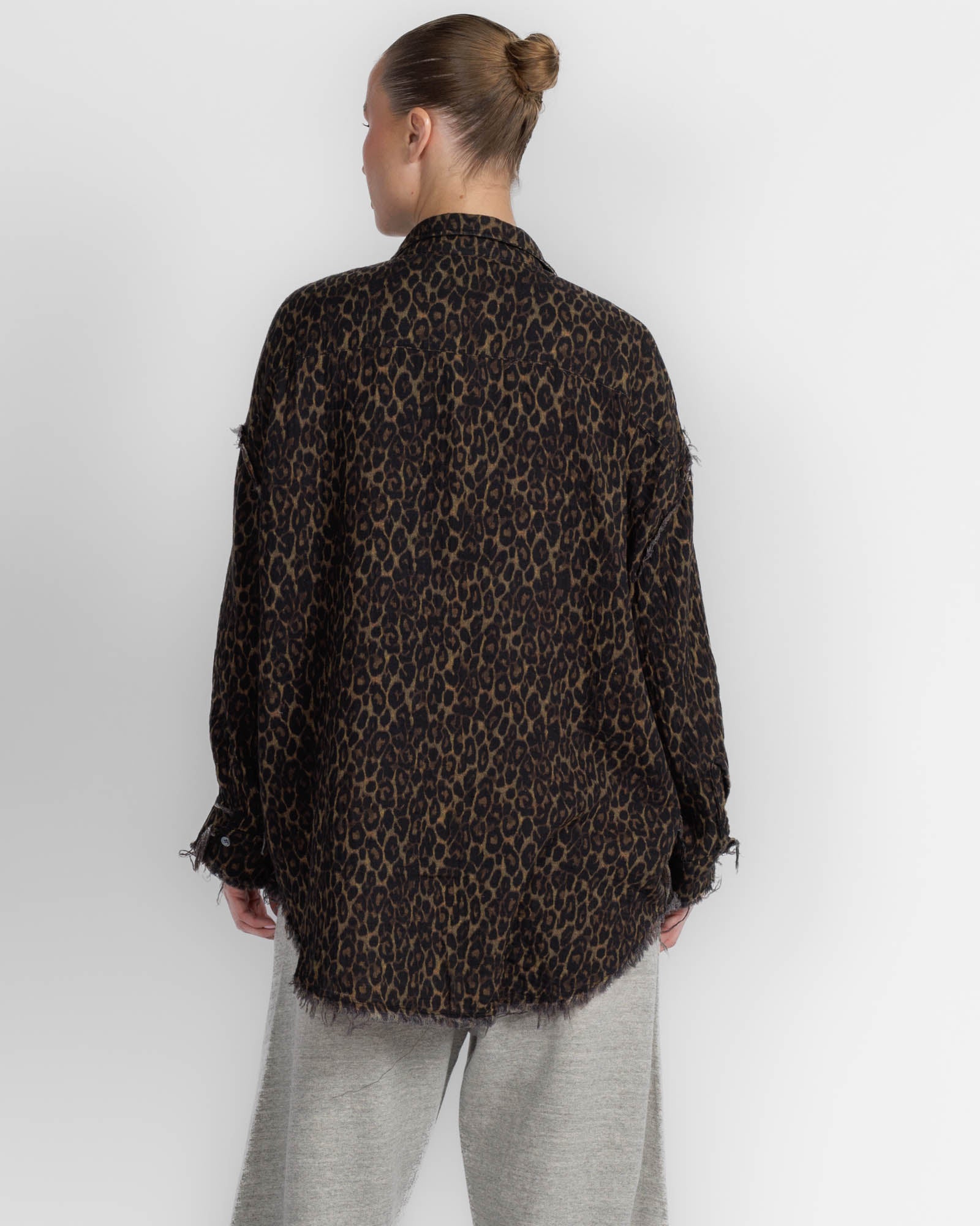 Reversible Shredded Seam Shirt