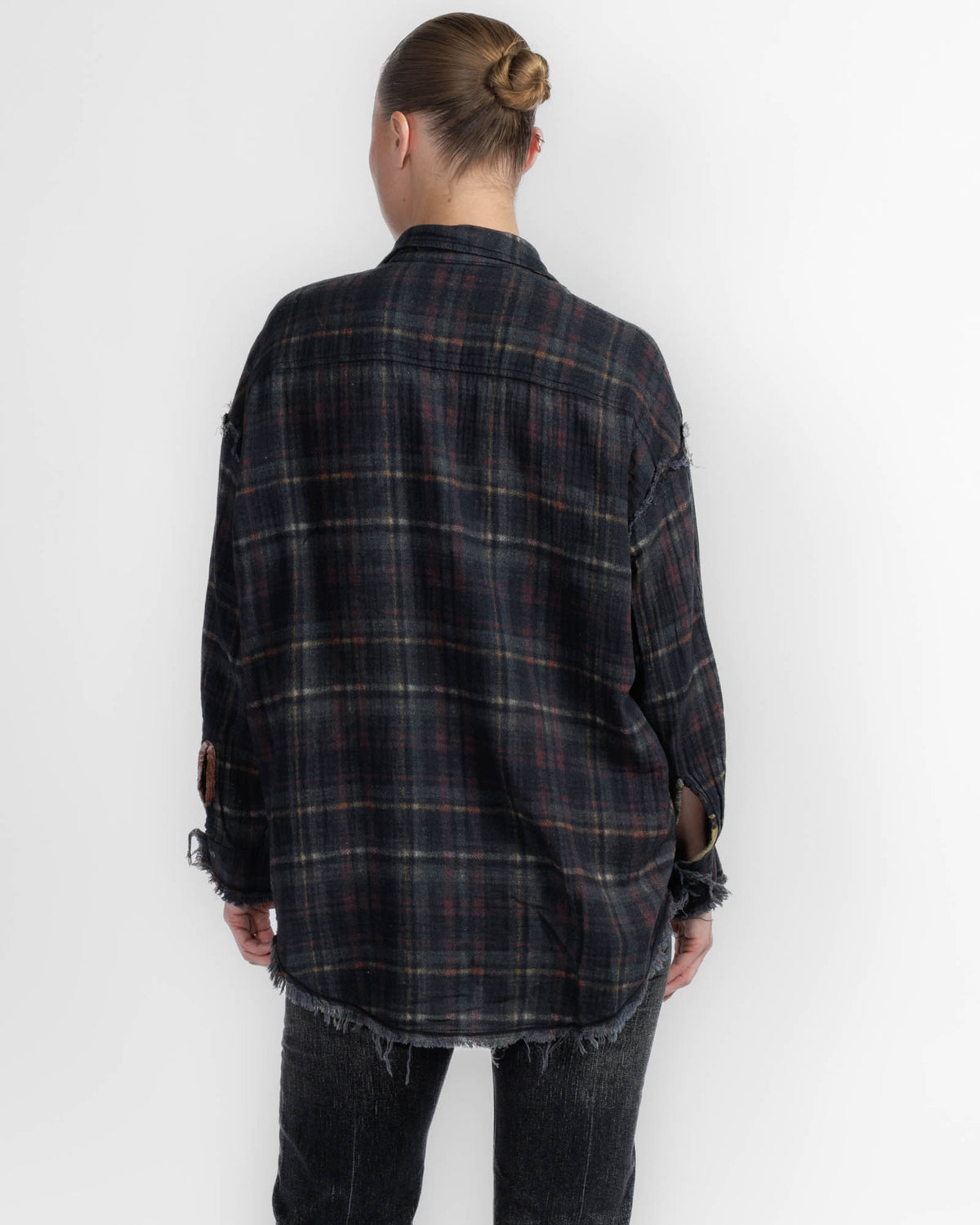 Reversible Shredded Seam Shirt
