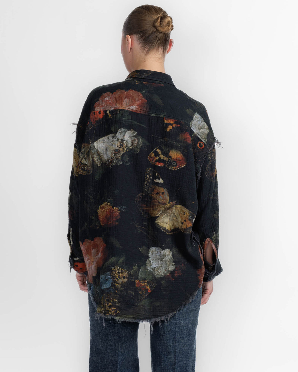 Reversible Shredded Seam Shirt