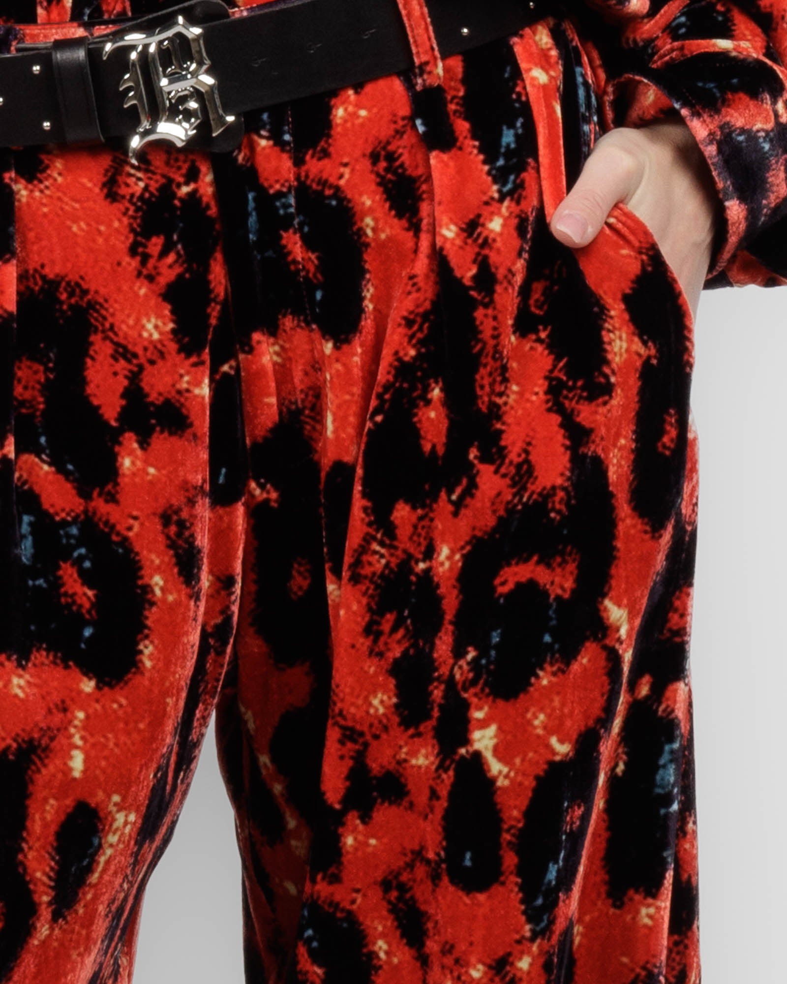 Pleat Wide Leg Pants