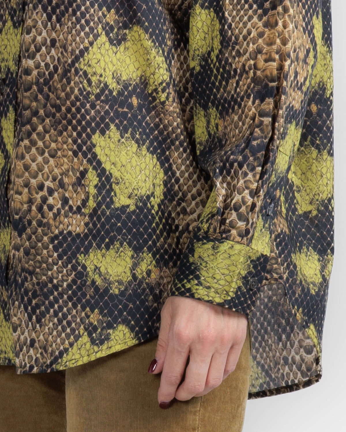 Tall Collar Boyfriend Shirt