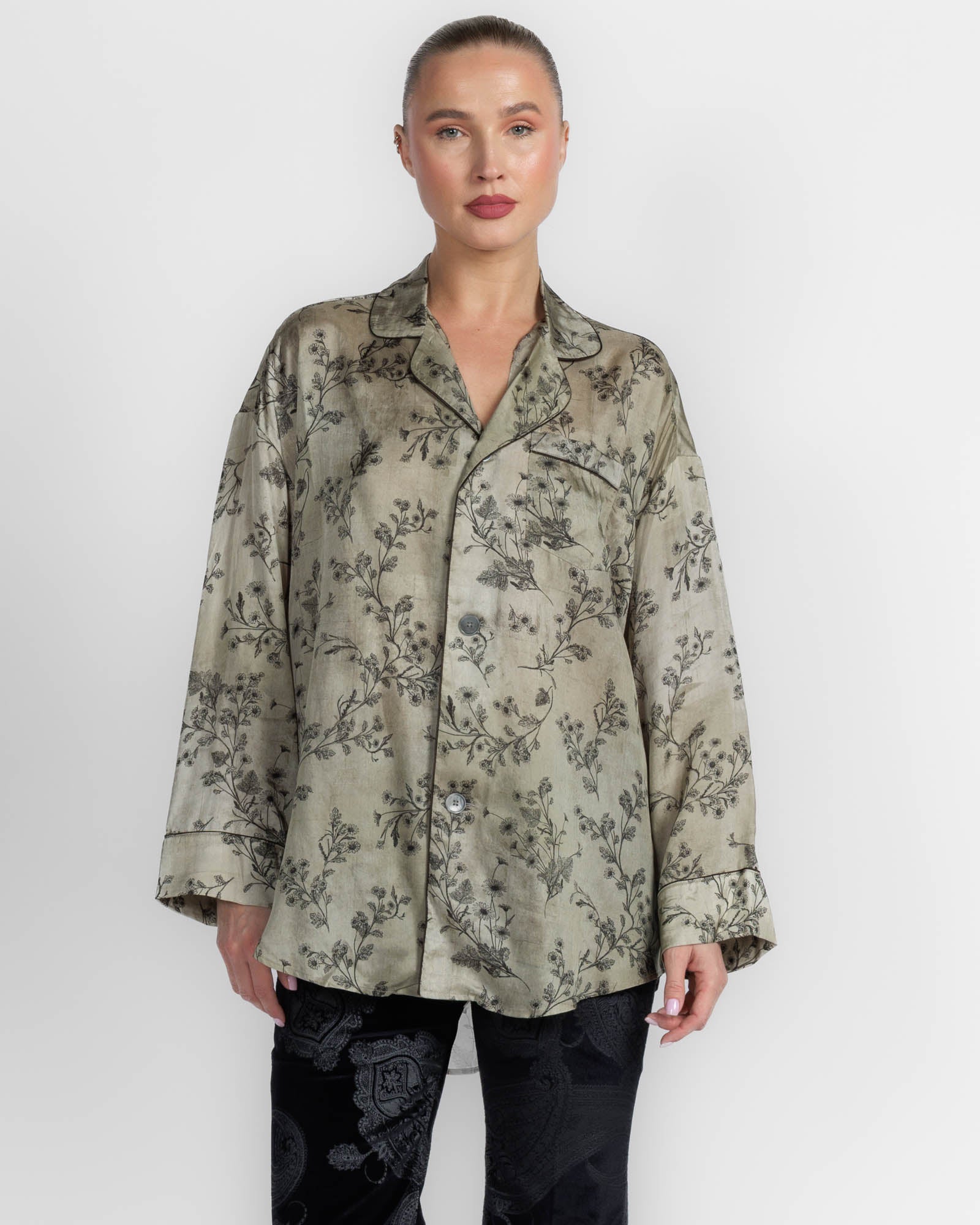 Drop Neck Pj Top