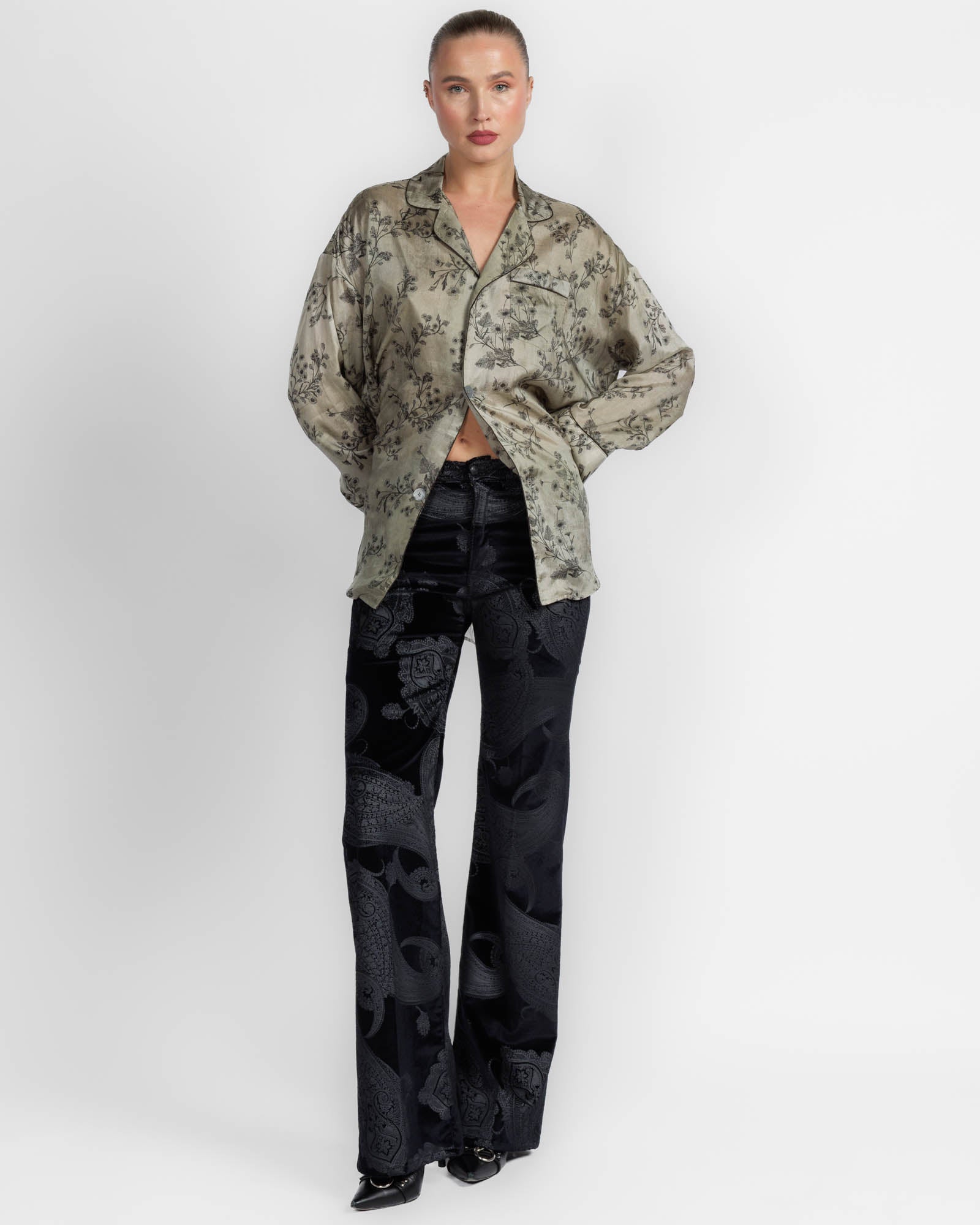 Drop Neck Pj Top