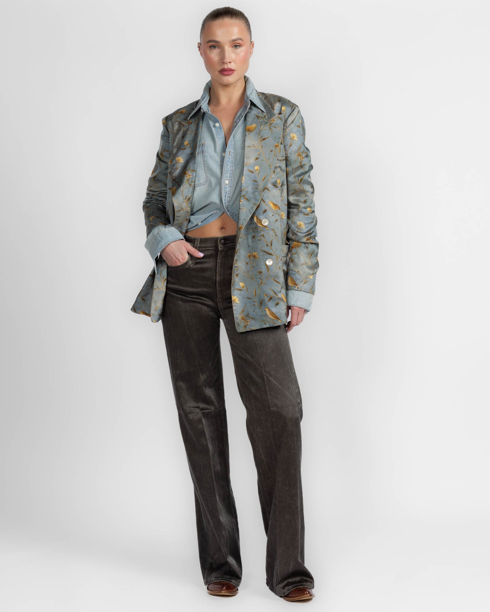 Double Ragged Blazer