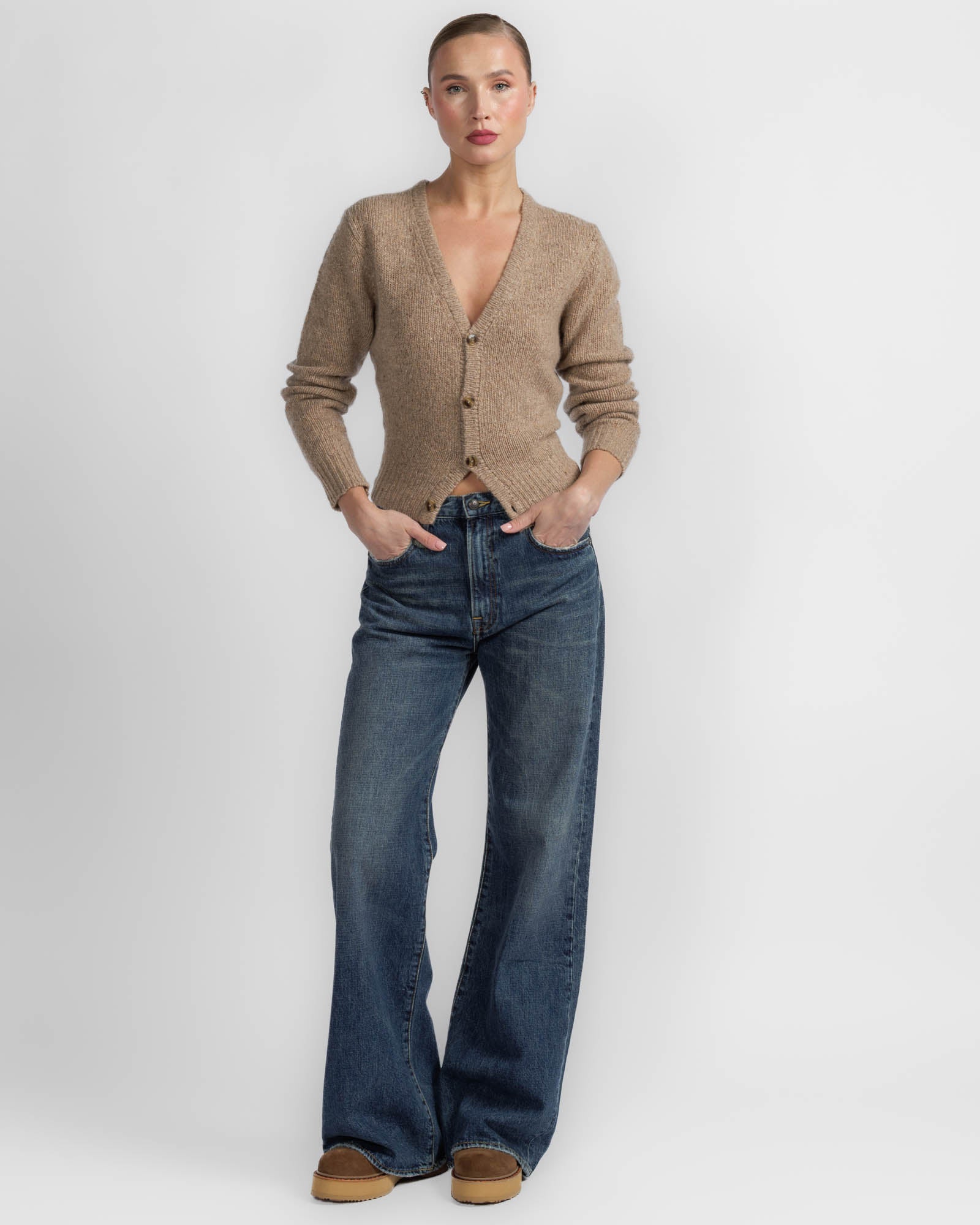 Split Hem Cardigan