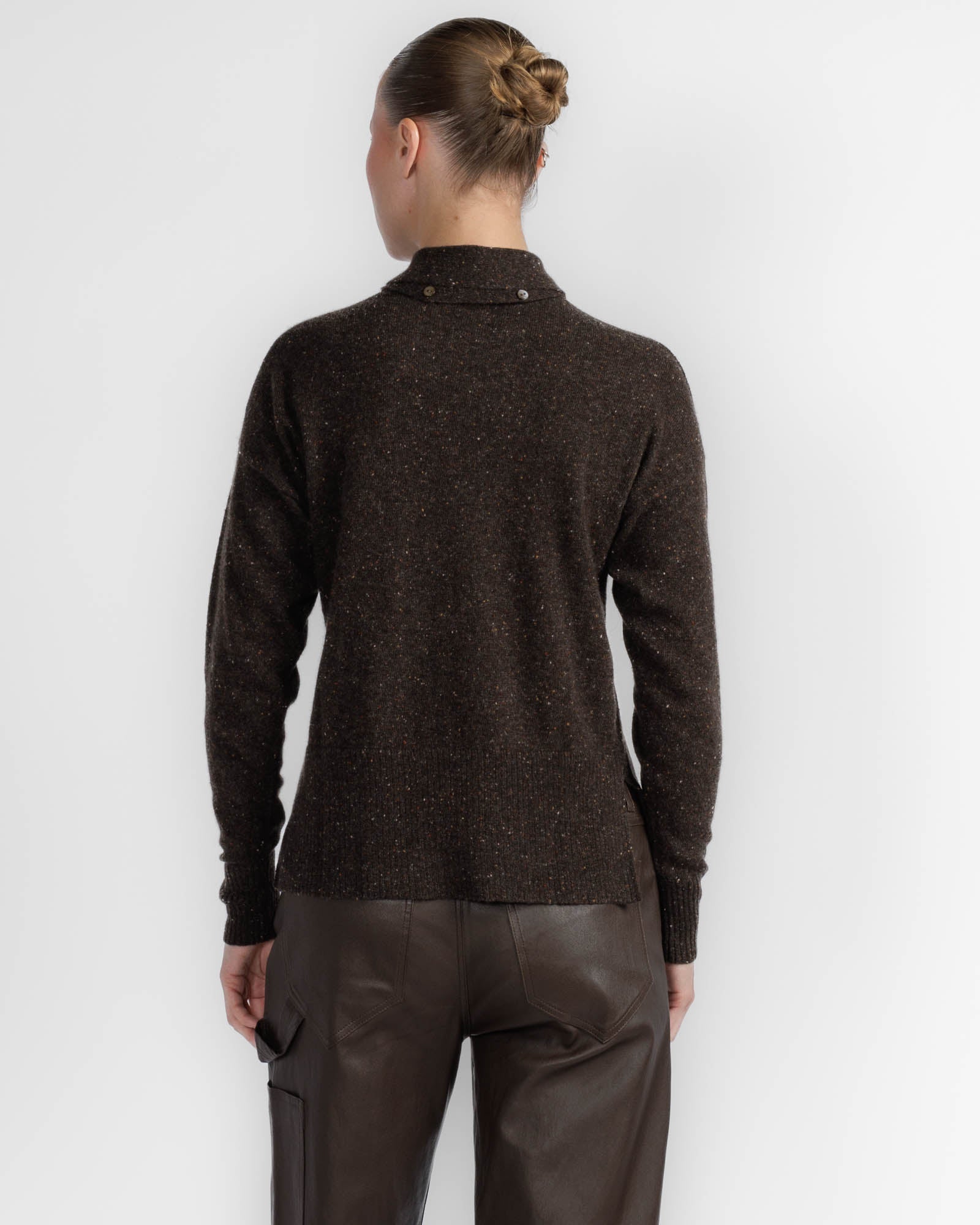 Detachable Tie Crewneck
