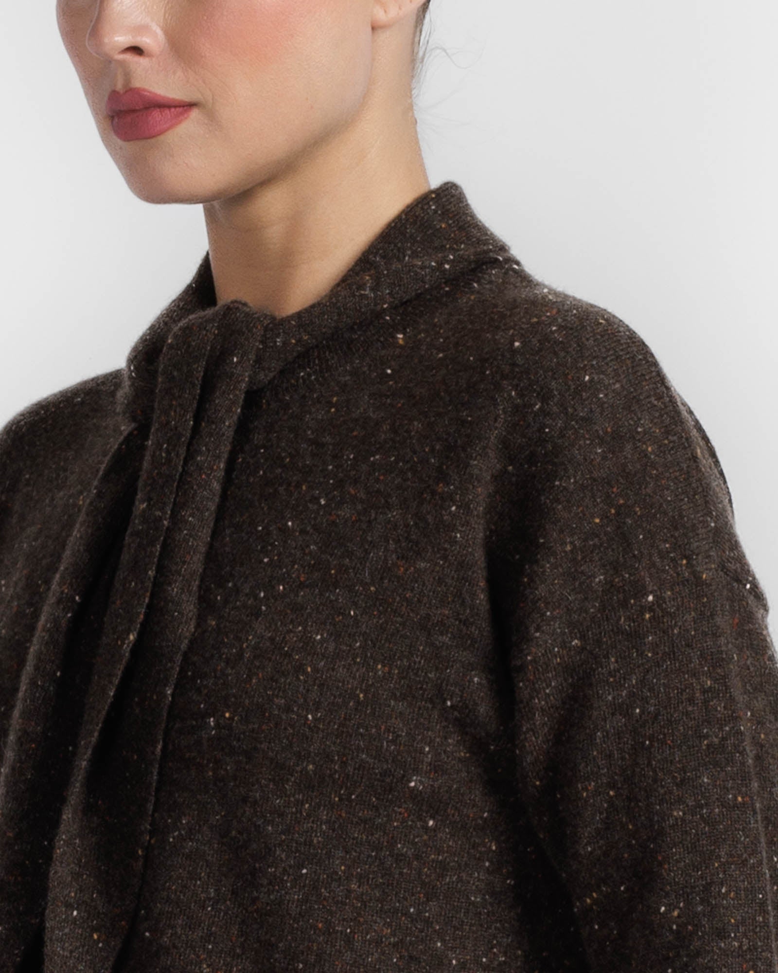 Detachable Tie Crewneck