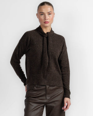 Detachable Tie Crewneck