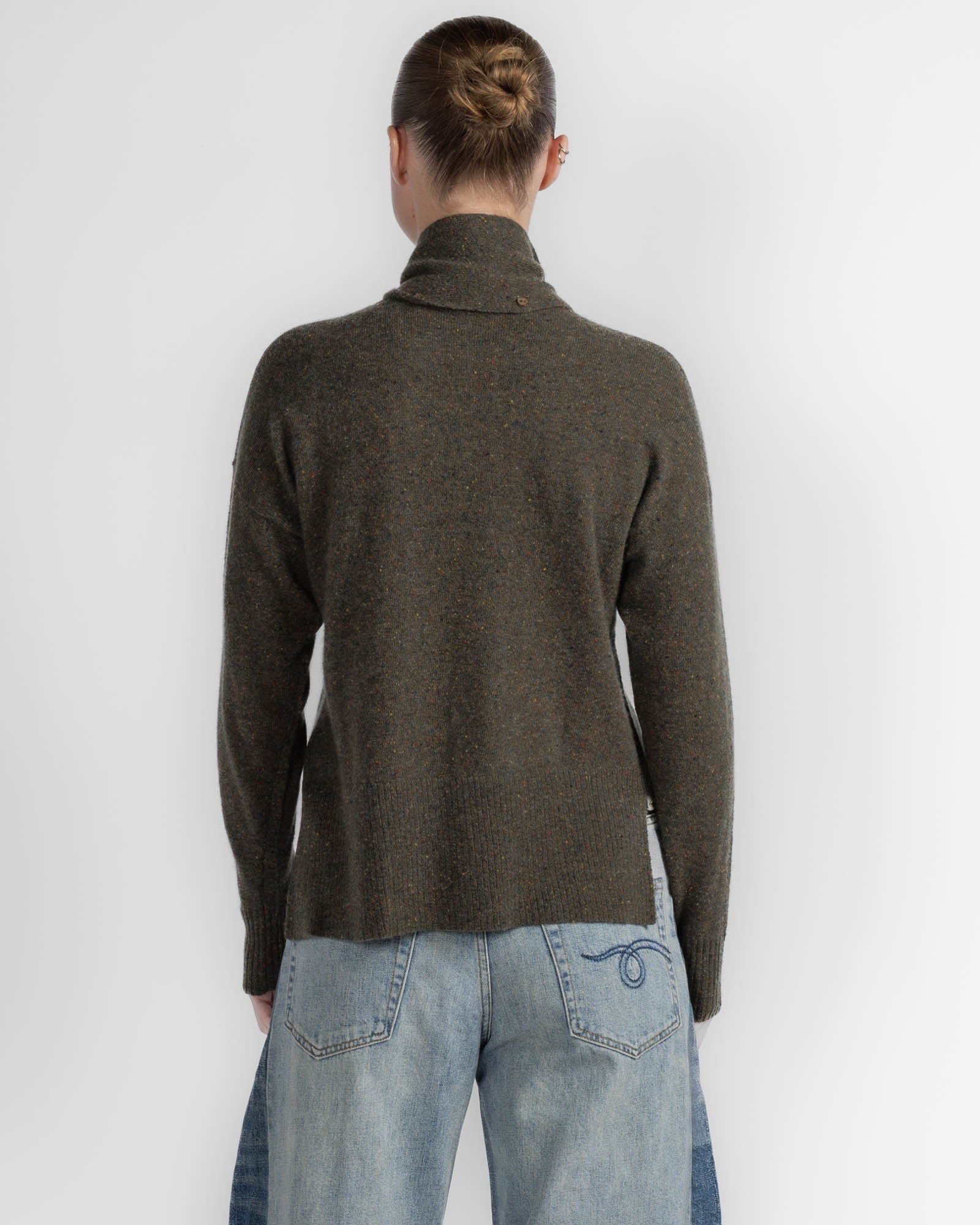 Detachable Tie Crewneck