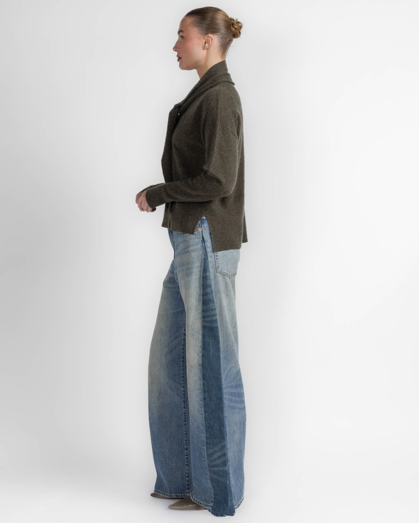 Detachable Tie Crewneck