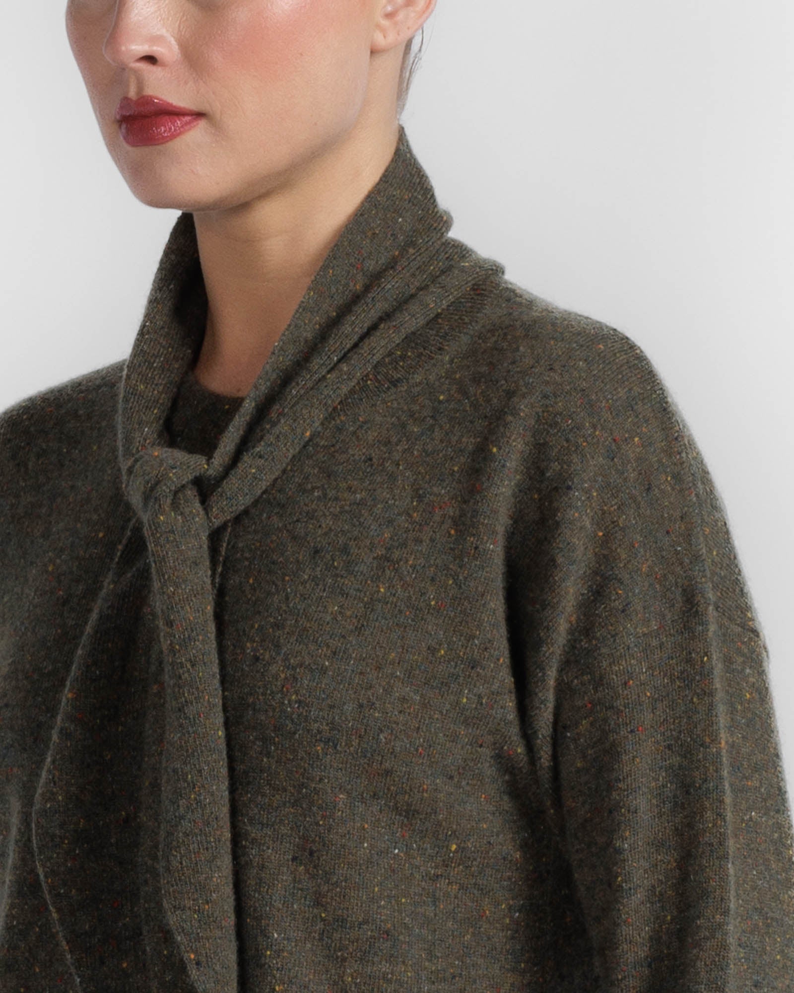 Detachable Tie Crewneck
