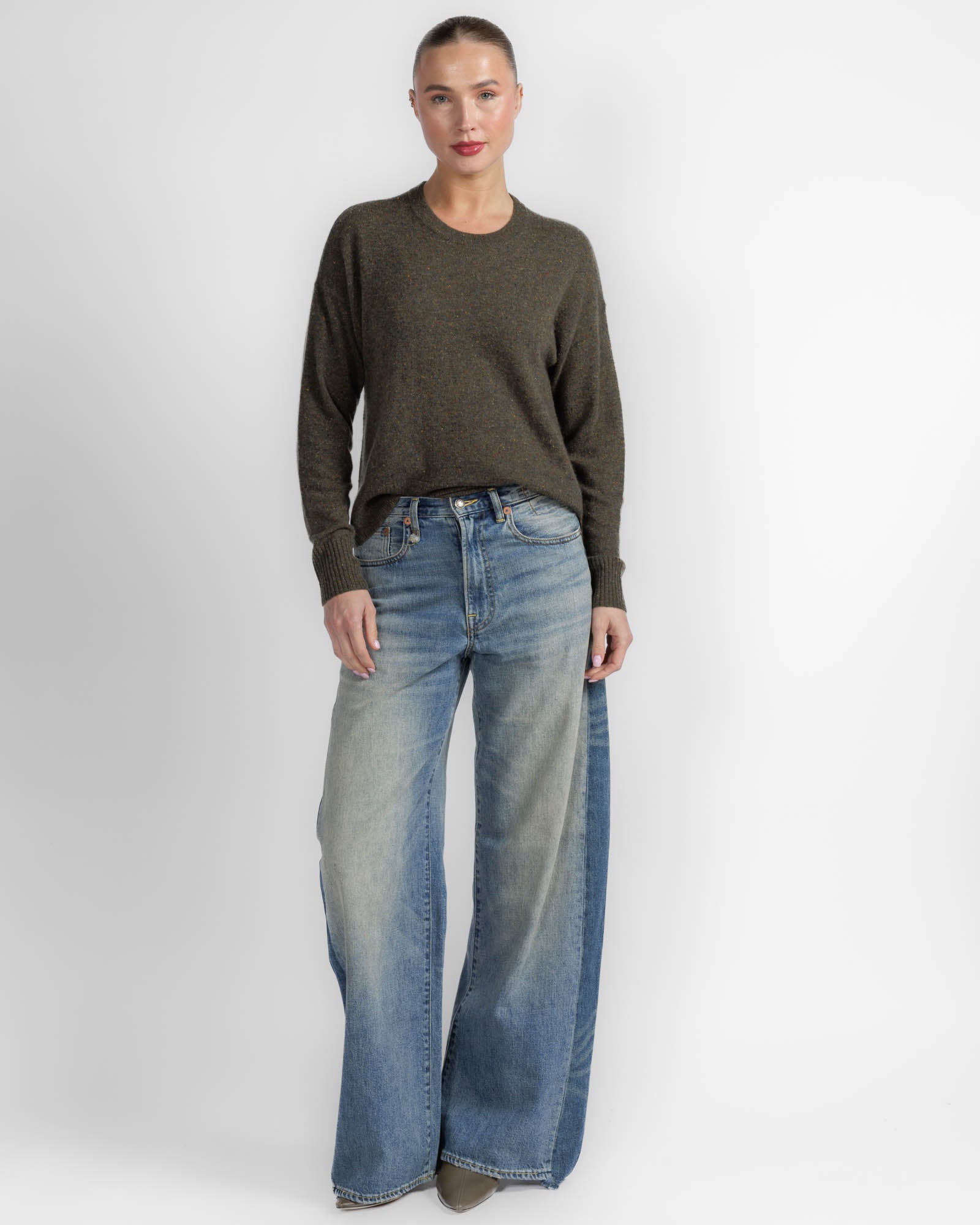 Detachable Tie Crewneck