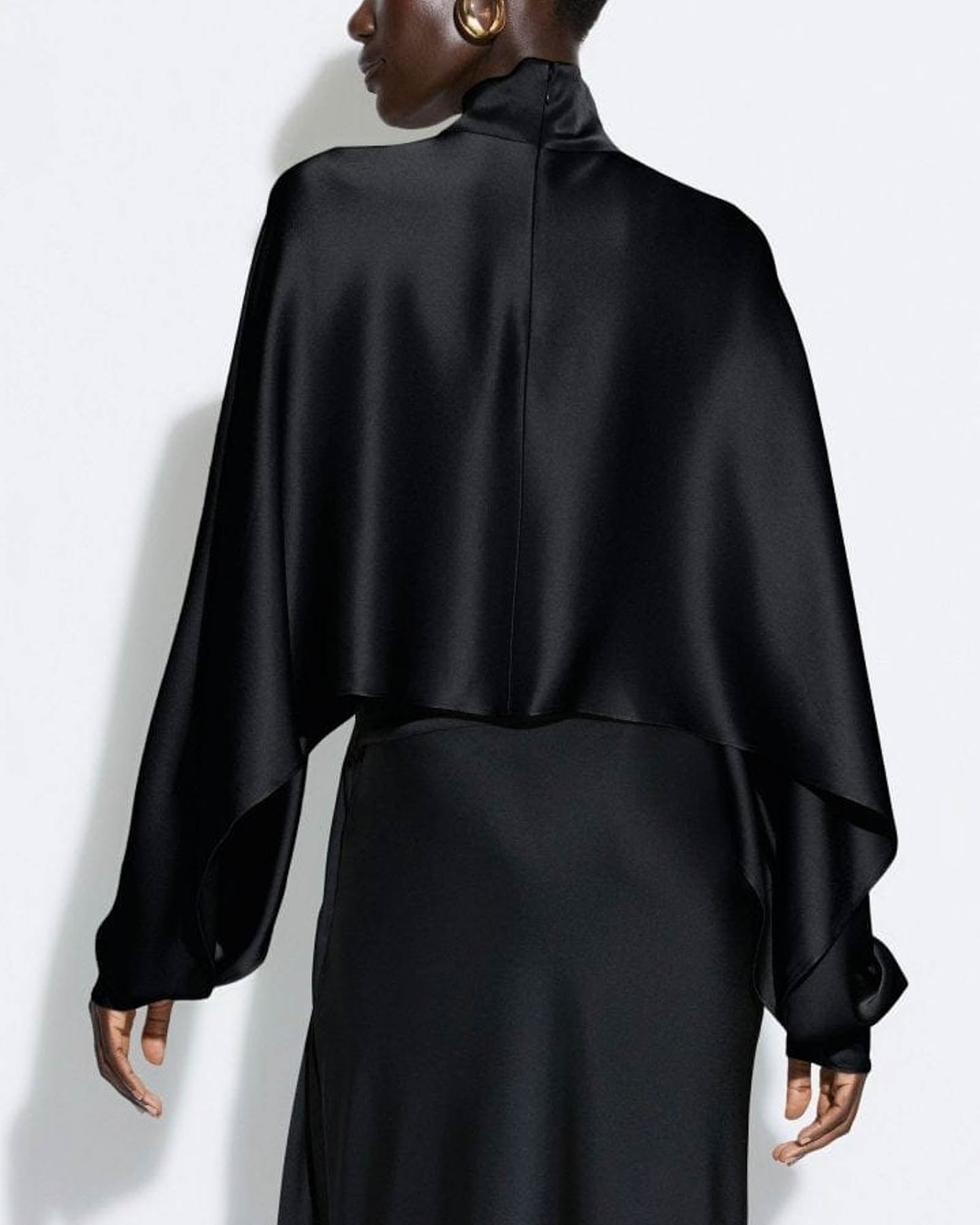 Satin Caftan Top