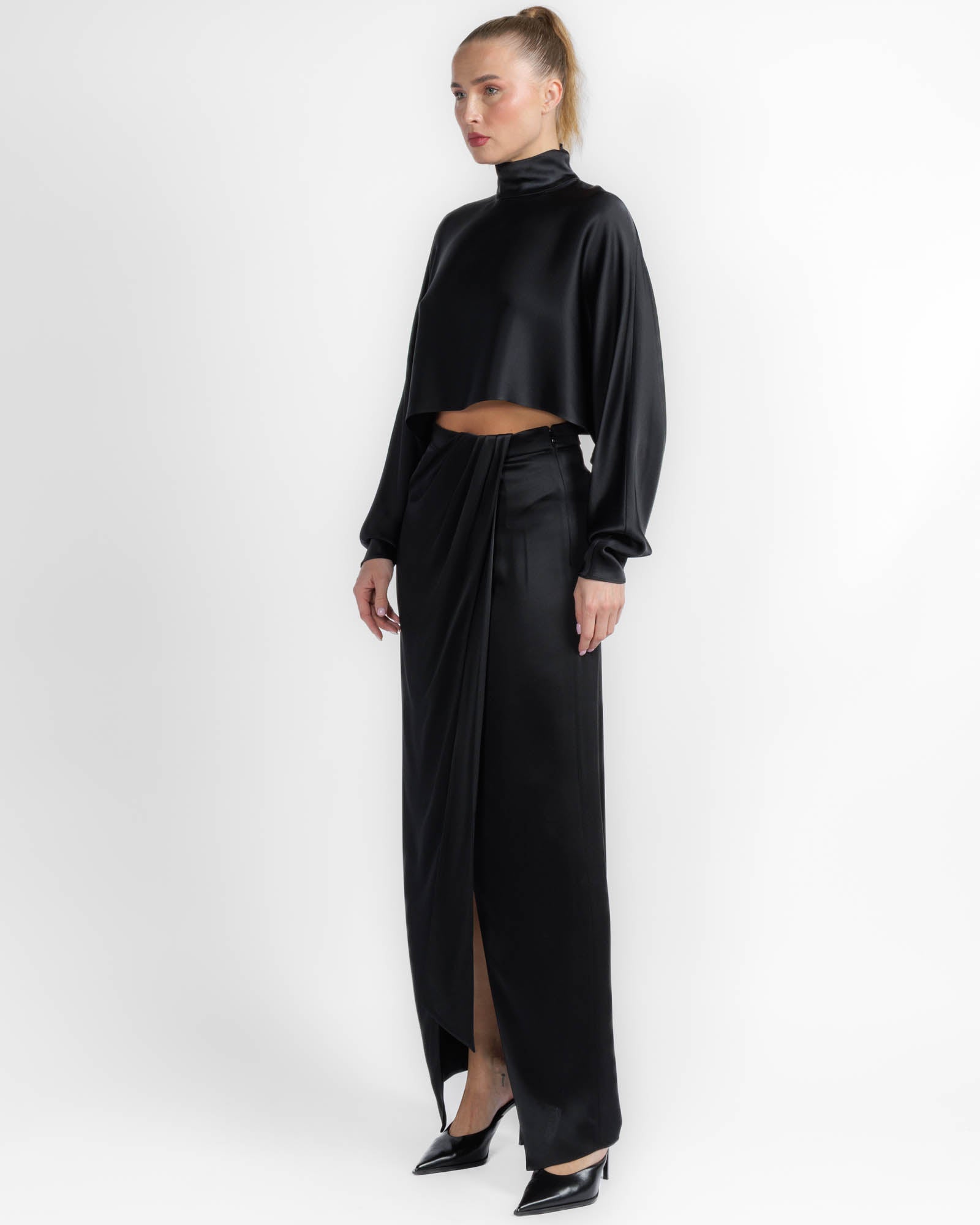 Wrap Maxi Skirt