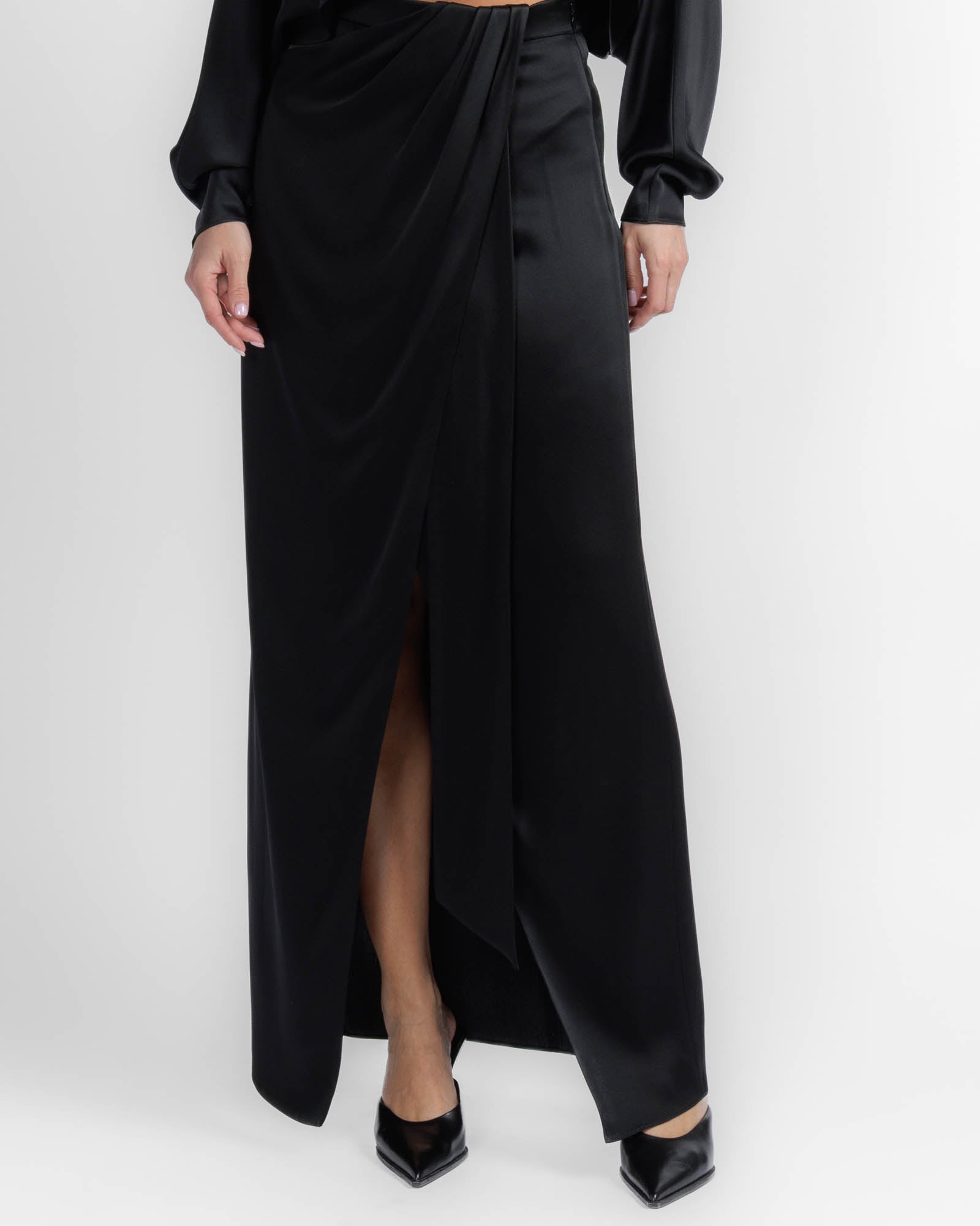 Wrap Maxi Skirt