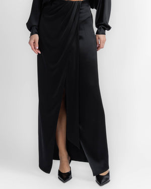 Wrap Maxi Skirt