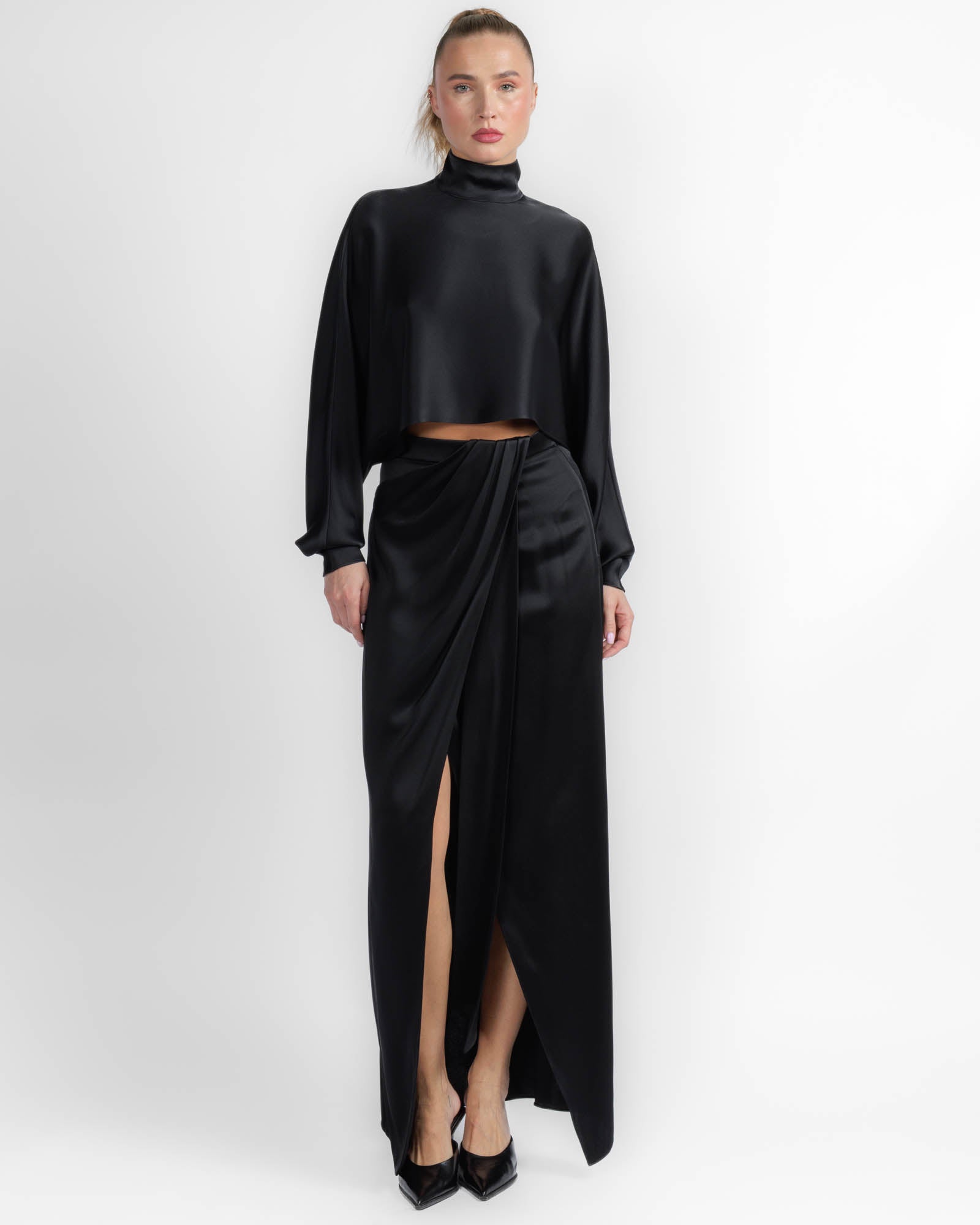 Wrap Maxi Skirt