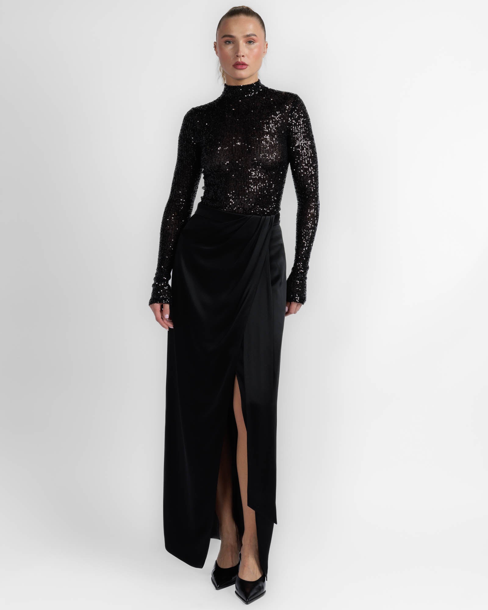 Sequin Mock Bodysuit