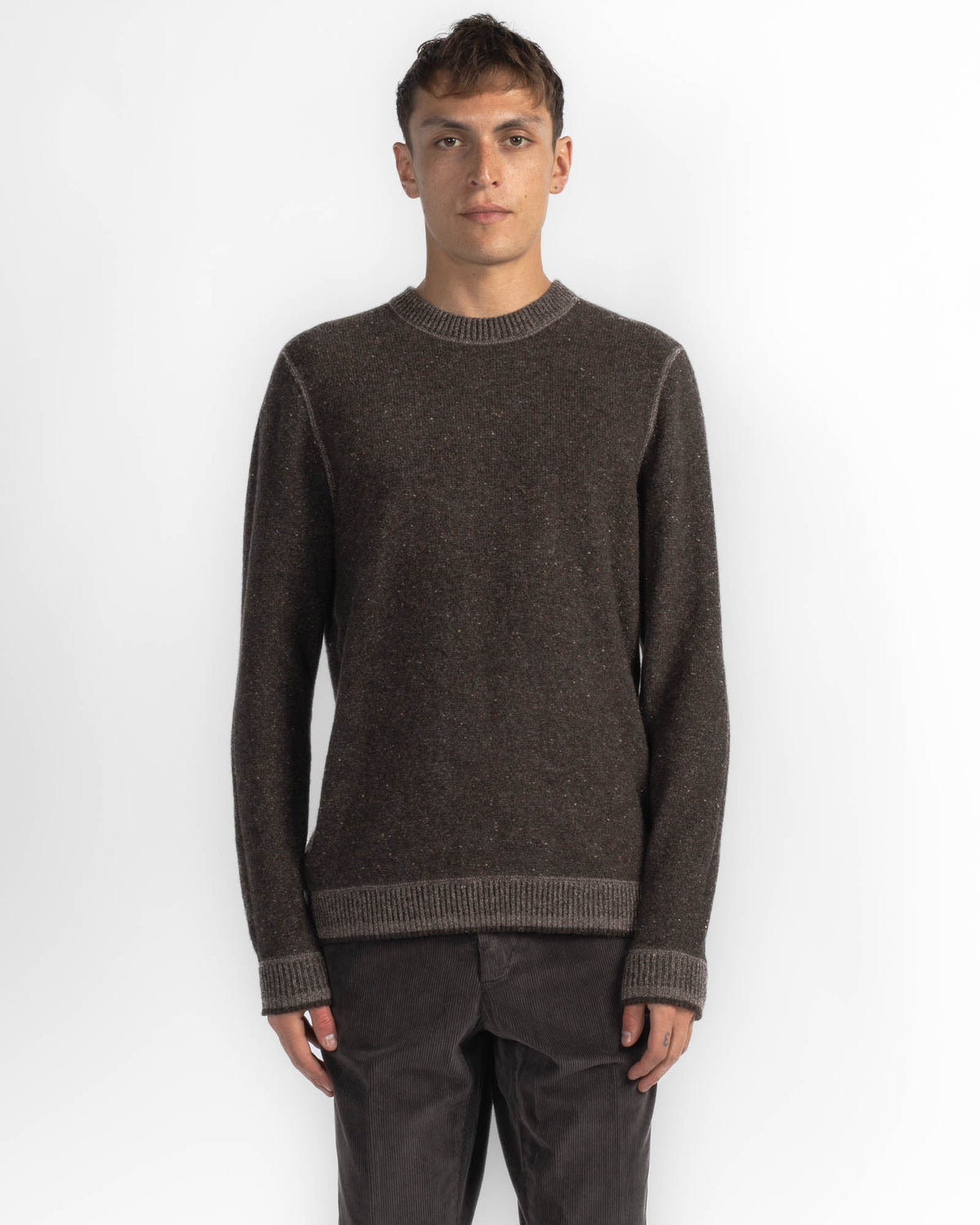 Reverse Stripe Crewneck
