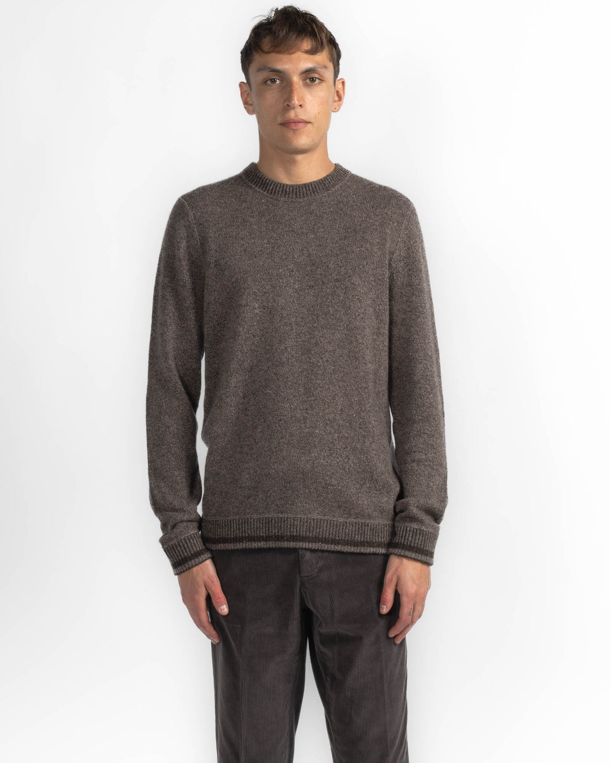 Reverse Stripe Crewneck