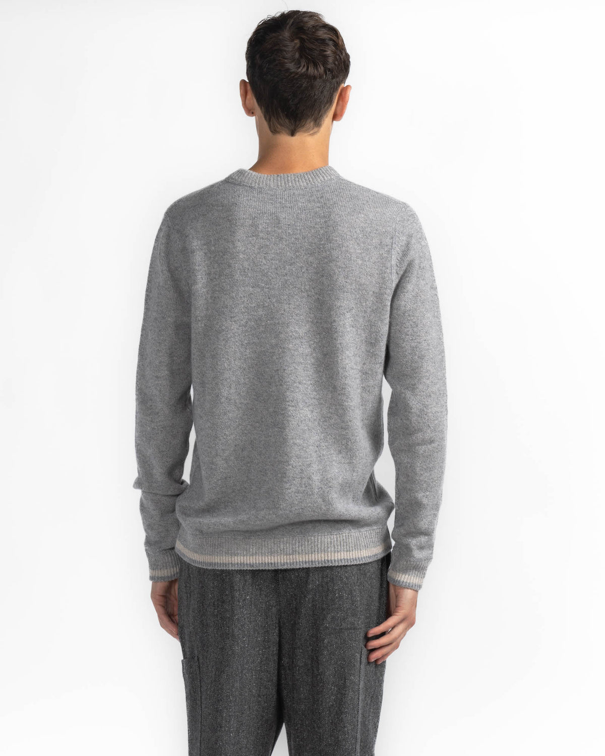 Reverse Stripe Crewneck