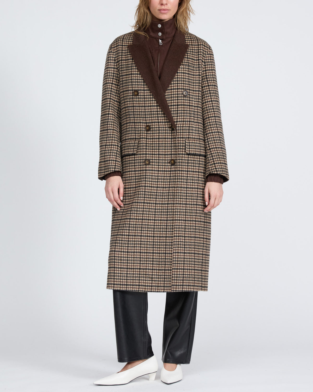 Vasso Plaid Coat