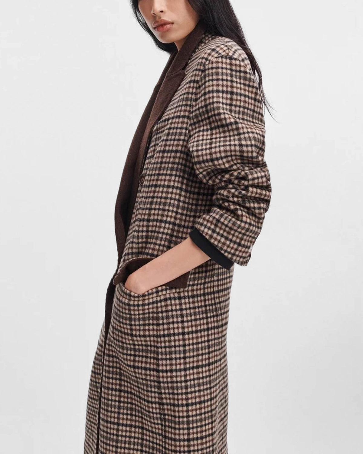 Vasso Plaid Coat