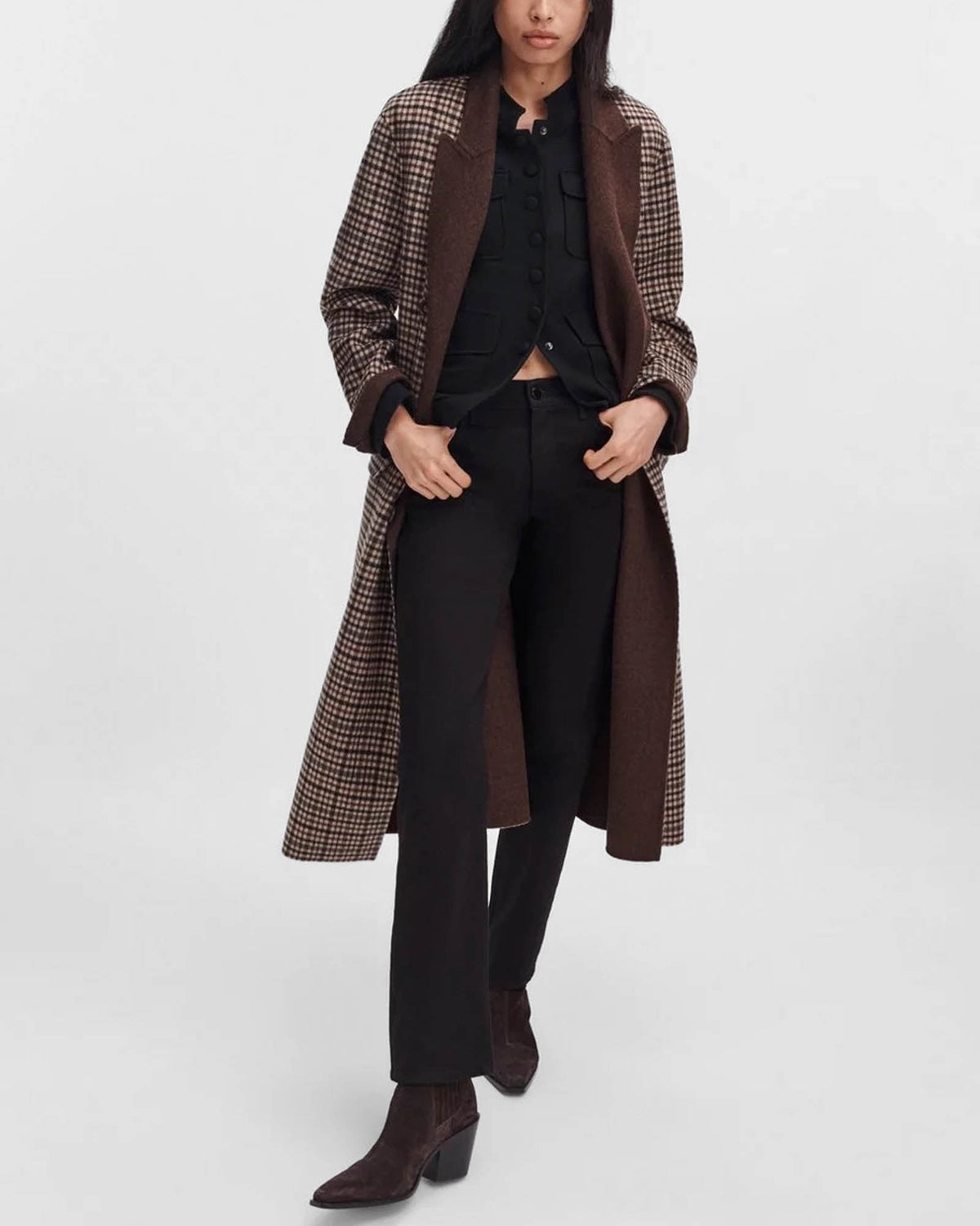 Vasso Plaid Coat