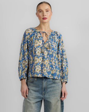 Begonia Print Top