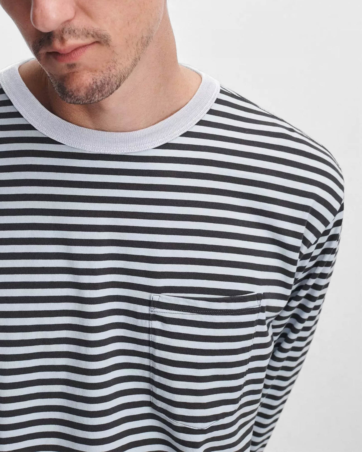 Rag & Bone Boxy Stripe Long Sleeve