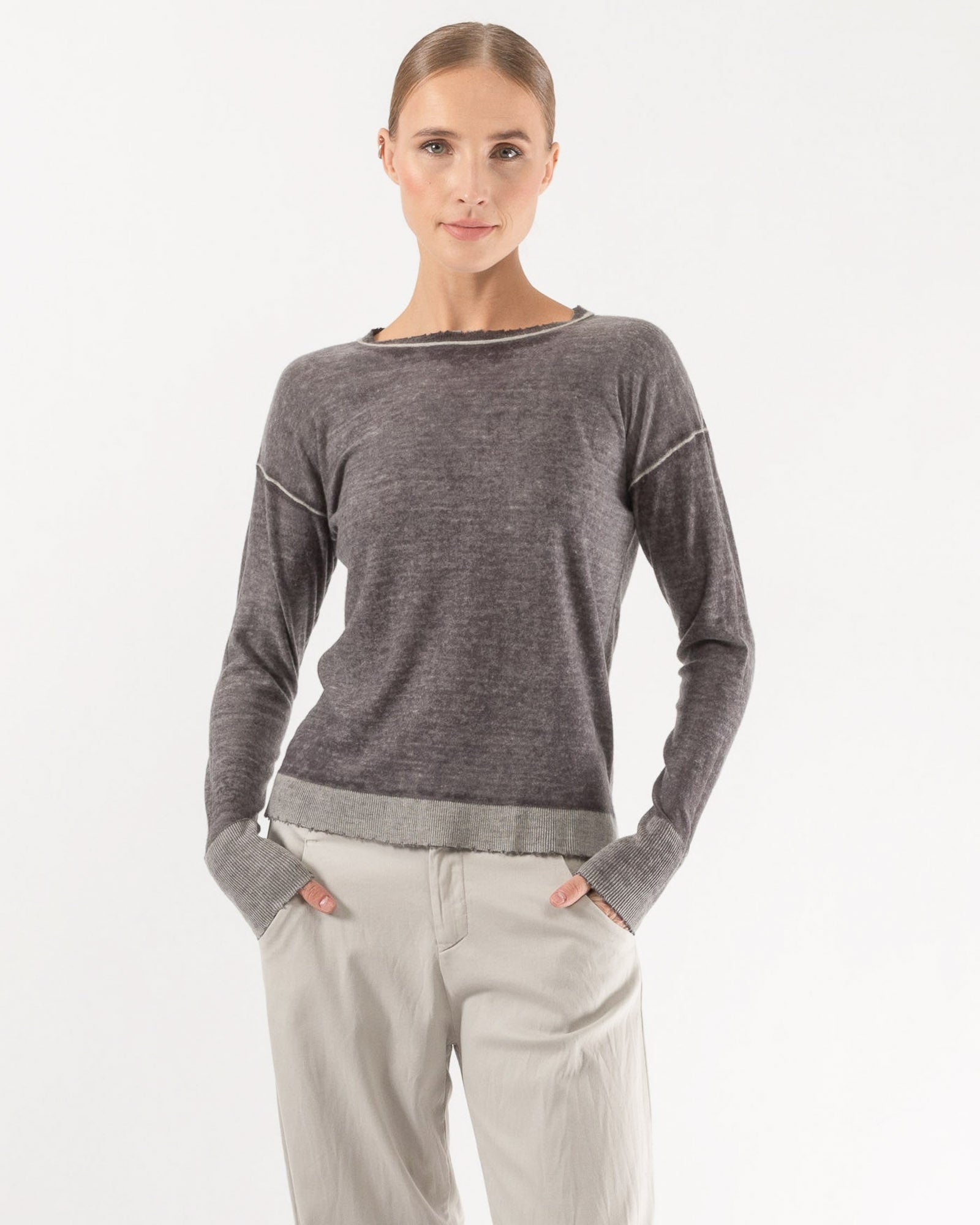 Reversible Crewneck Sweater