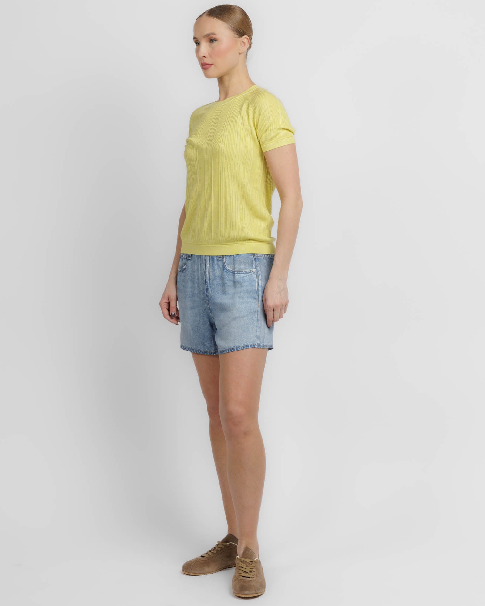 Teresa Rib Short Sleeve