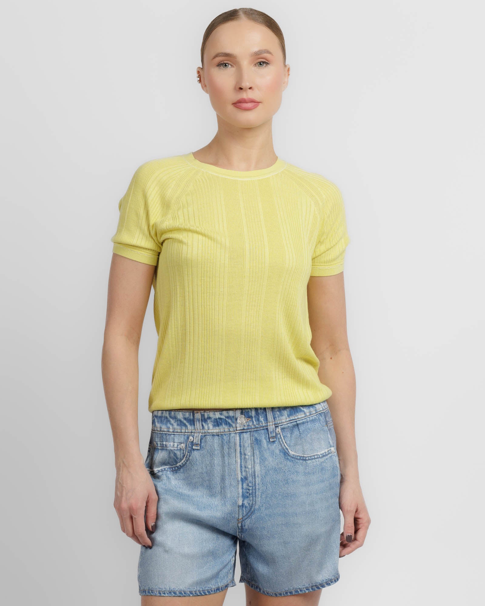 Teresa Rib Short Sleeve