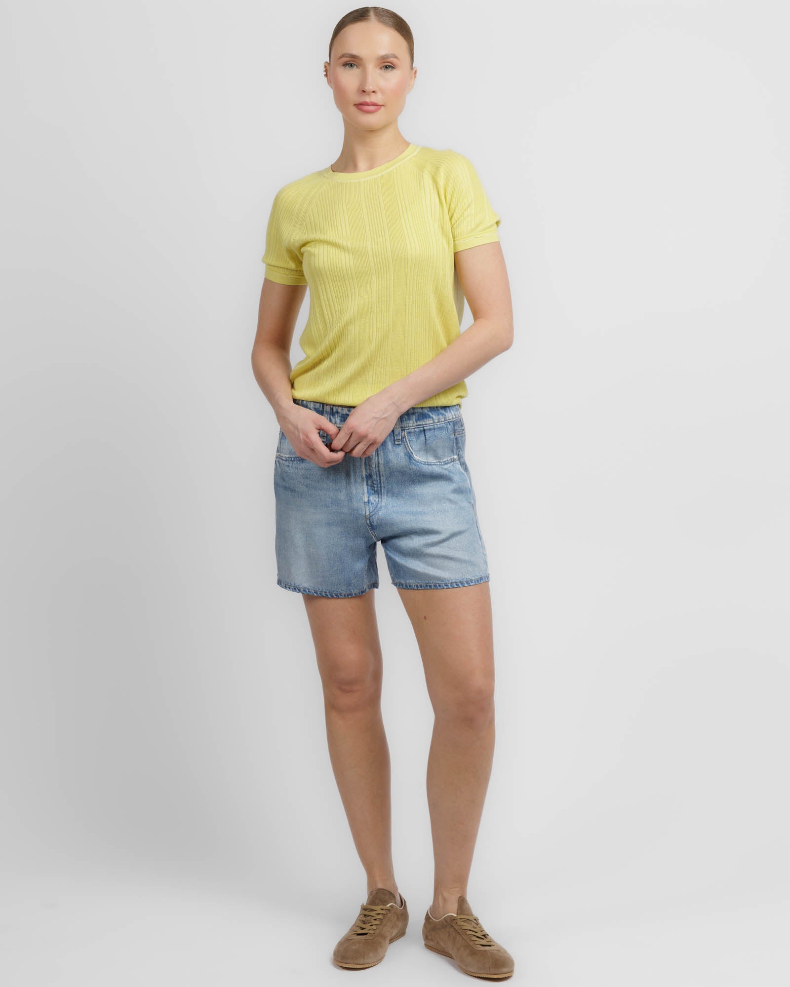 Teresa Rib Short Sleeve