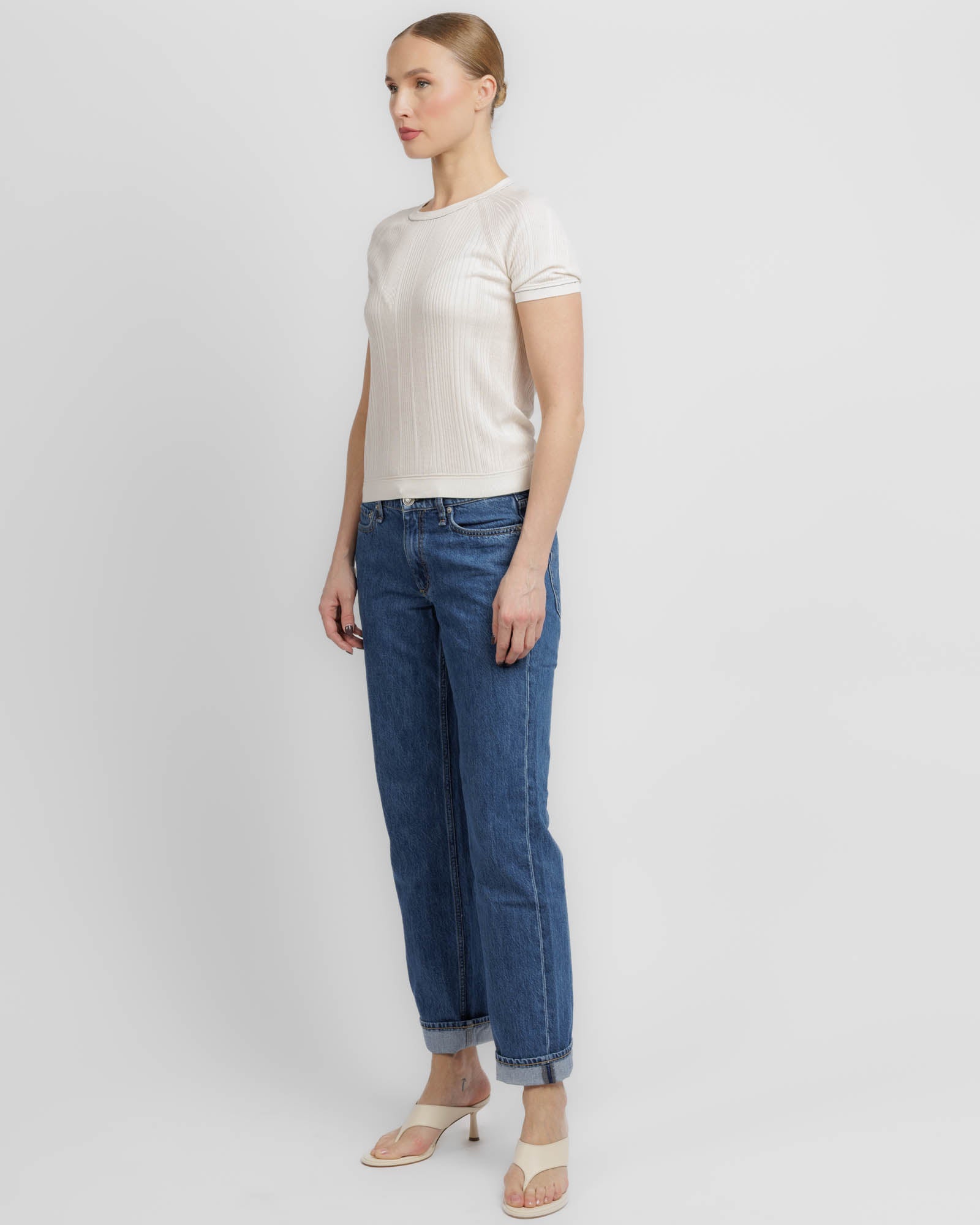Teresa Rib Short Sleeve