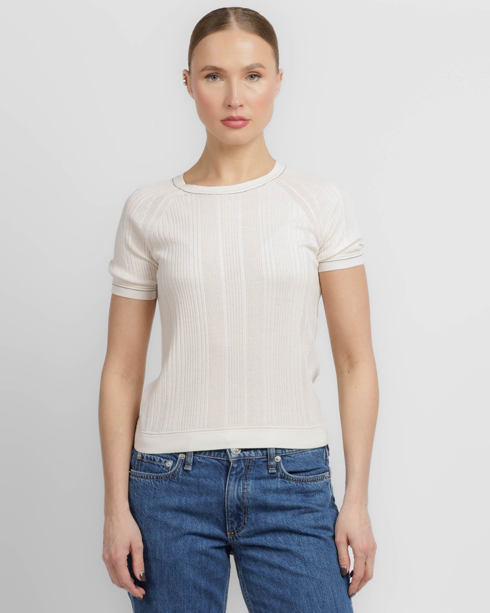 Teresa Rib Short Sleeve
