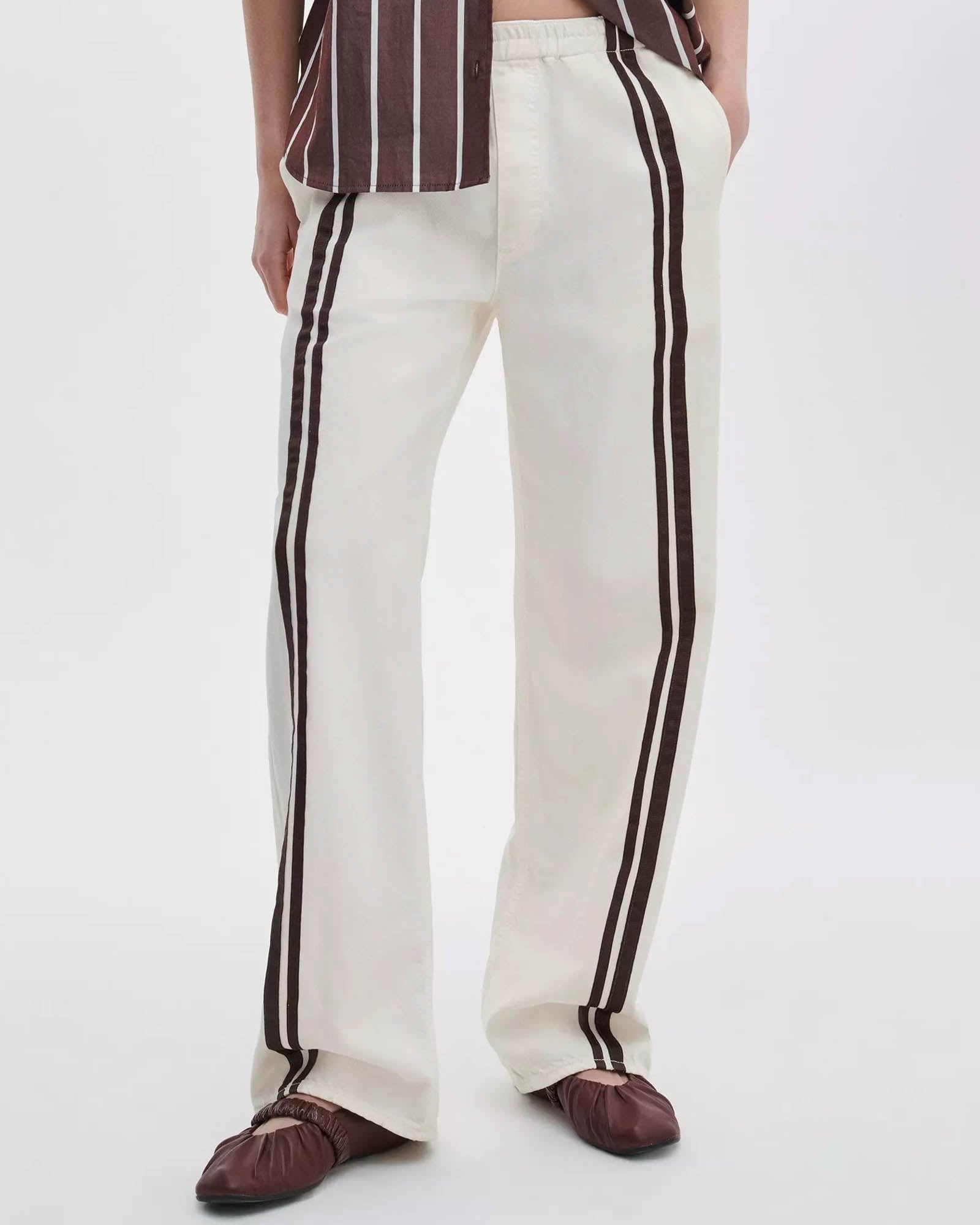 Logan Denim Track Pants