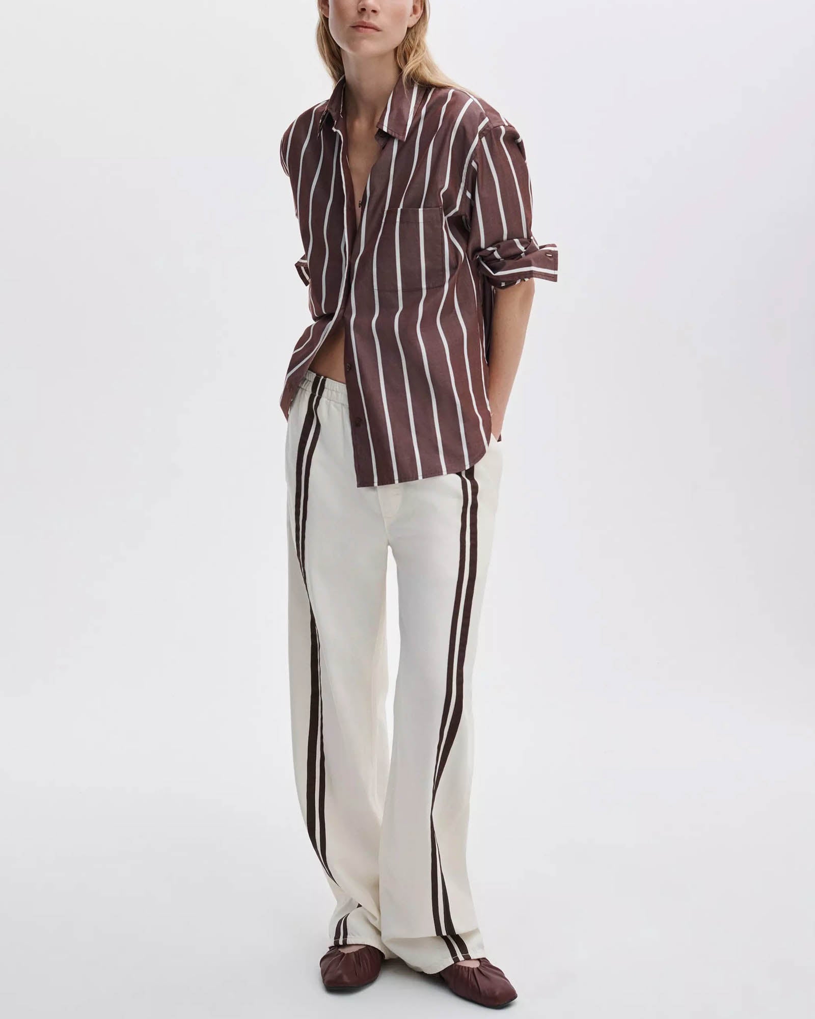Logan Denim Track Pants