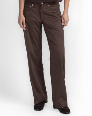 Faux Suede Cam Pant