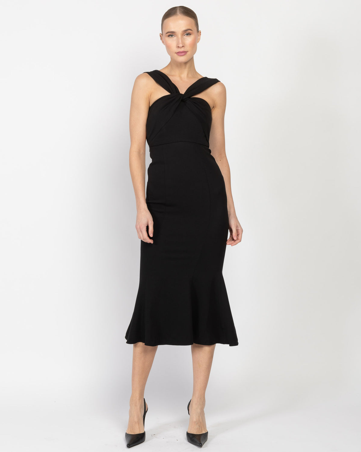 ROLAND MOURET Cady Midi Dress ROLAND MOURET Cady Midi Dress