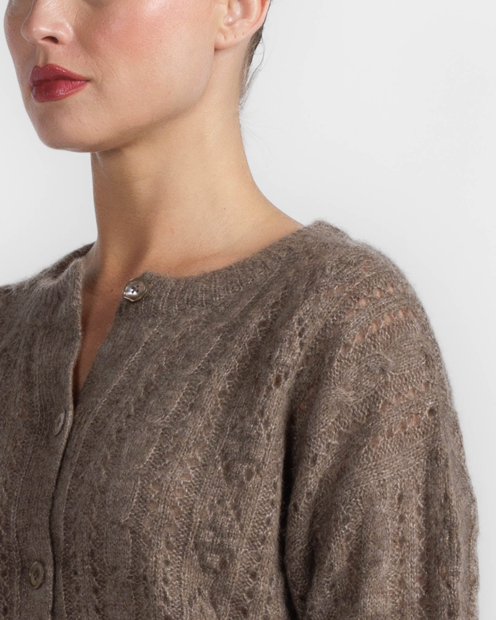 Pointelle Cardigan