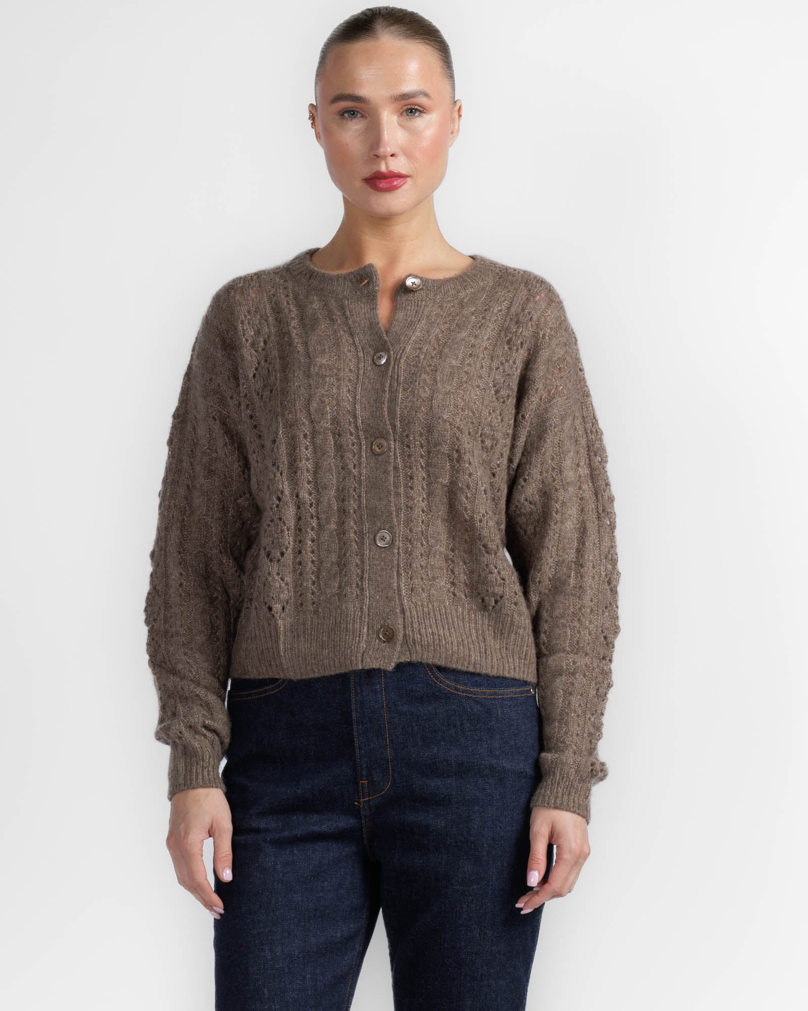 Pointelle Cardigan