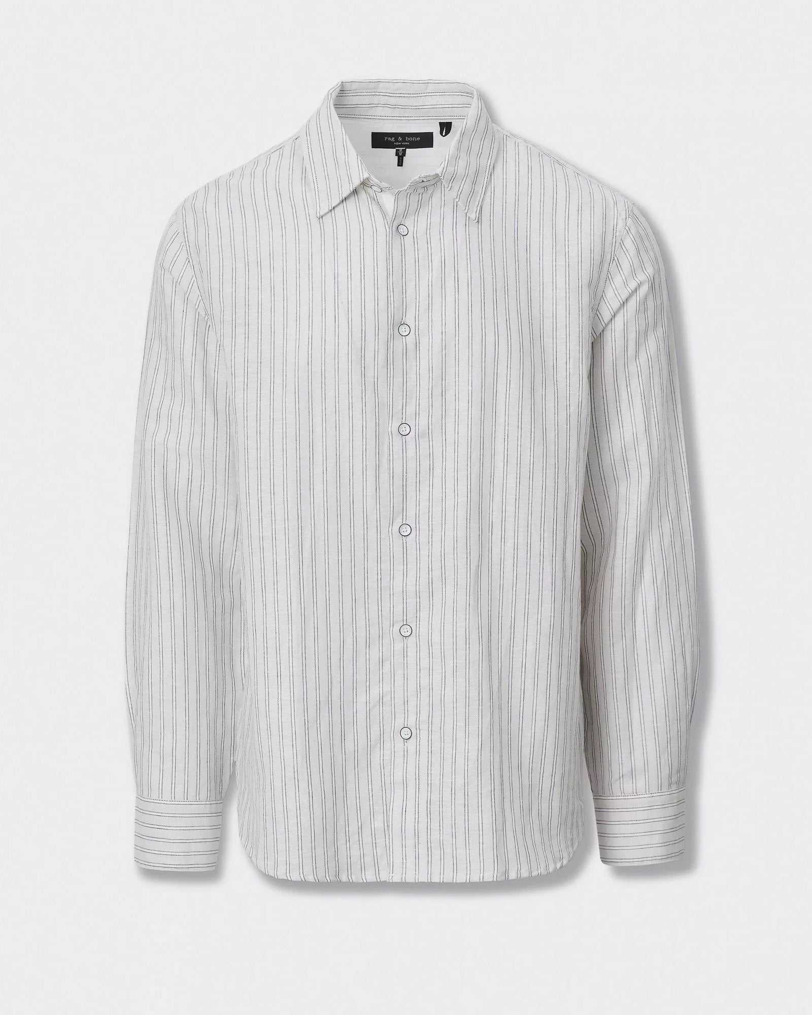 Fine Long Sleeve Stripe Shirt