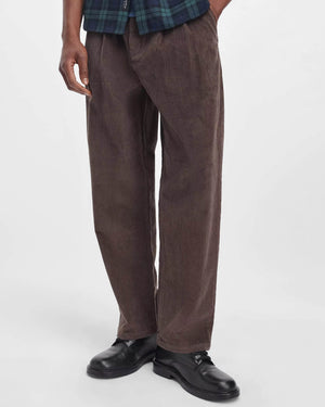 Pleated Corduroy Chino