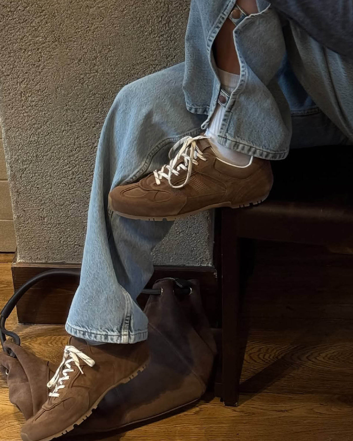 ALOHAS 56 Suede Leather Sneakers