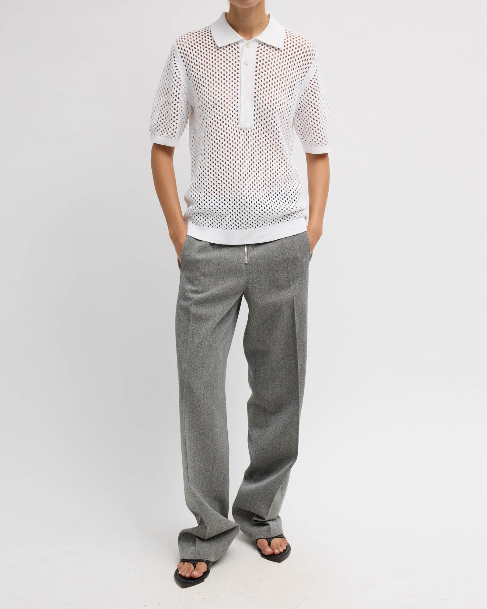 Crochet Slim Polo