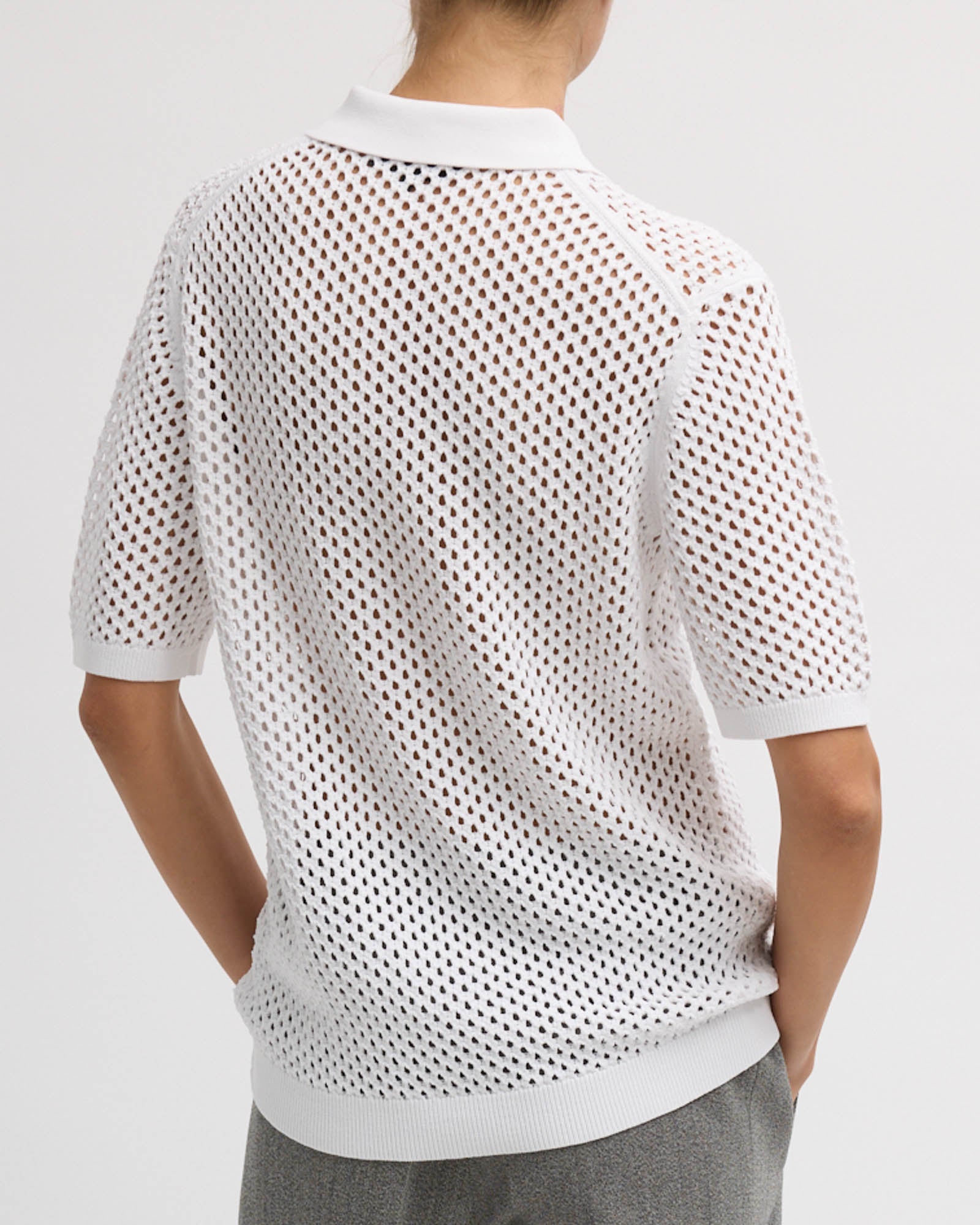 Crochet Slim Polo