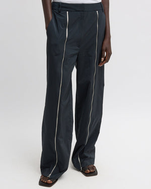 Nylon Zipper Trouser